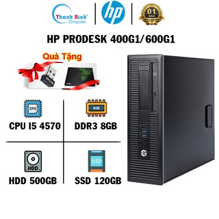 Máy Tính Đồng Bộ ThanhbinhPC HP ProDesk 400G1/600G1 ( I5 4570-8G-500G-120G ) - BẢO HÀNH 12 THÁNG 1 ĐỔI 1