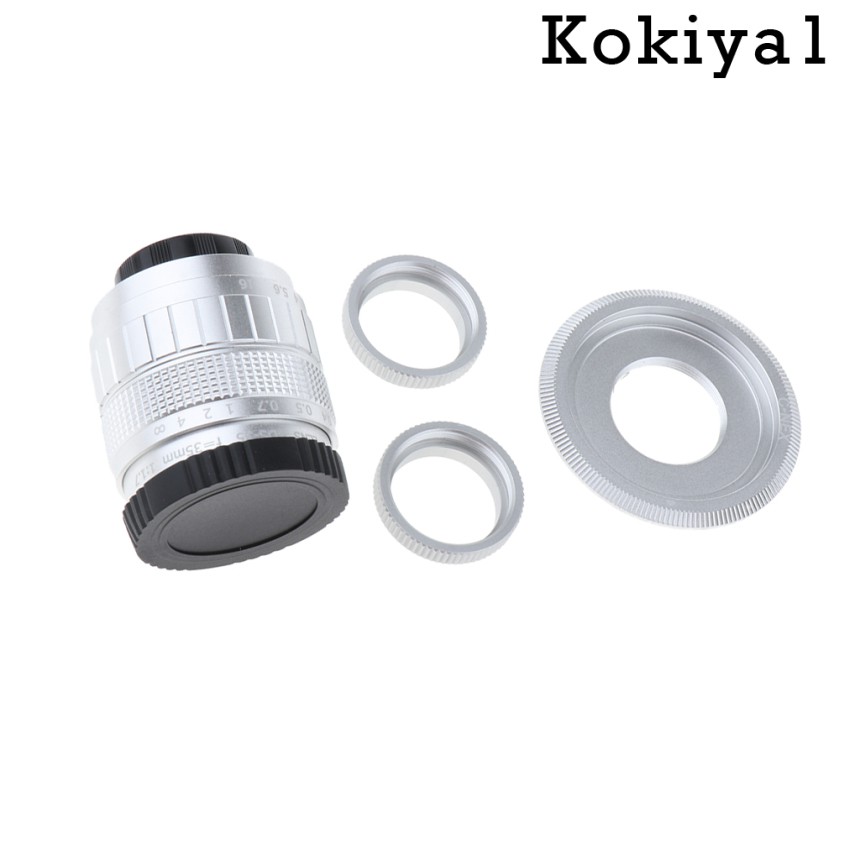 Ống Kính Kokkoya1) 35mm F / 1.7 Và 2 Ngàm Chuyển Đổi Ống Kính Macro Cho Sony Nex