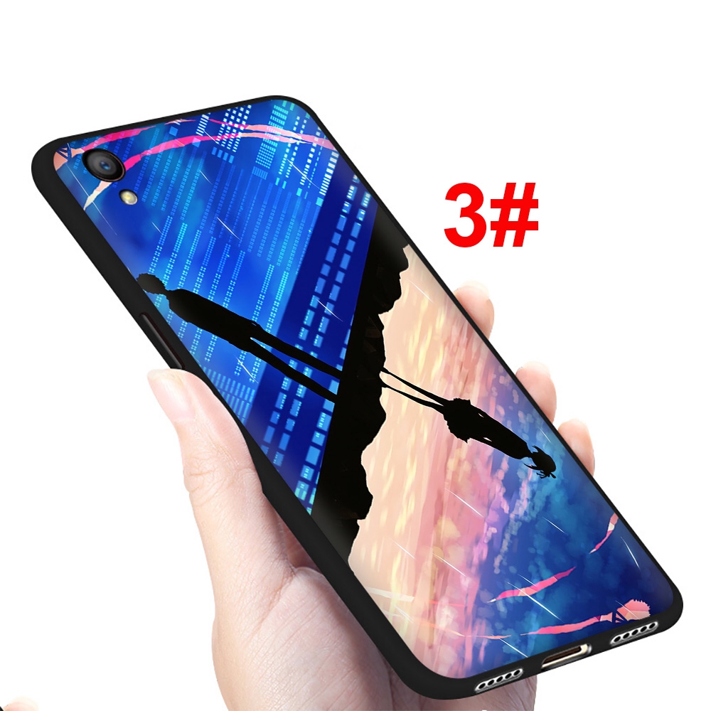 Ốp điện thoại silicon mềm họa tiết cô cậu bé phim anime Your Name 86F cho OPPO Reno 3 Pro K3 Realme 5i 5s X X50