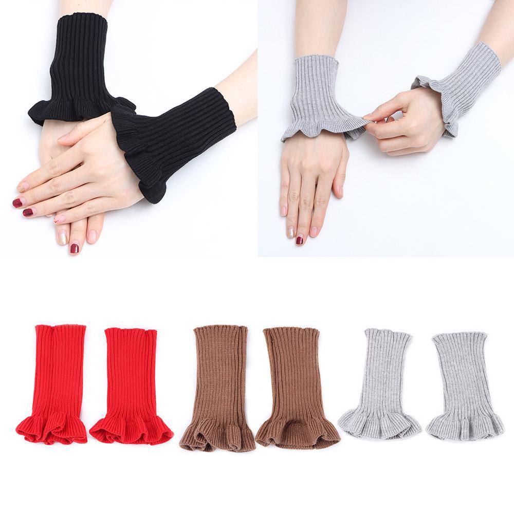Borag Găng Tay Đan Len Giữ Ấm Giả Ống Tay