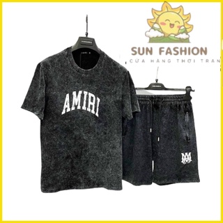 Áo phông SUN nam trơn mềm mịn, áo thun nam không nhàu cao cấp ngắn tay amiri