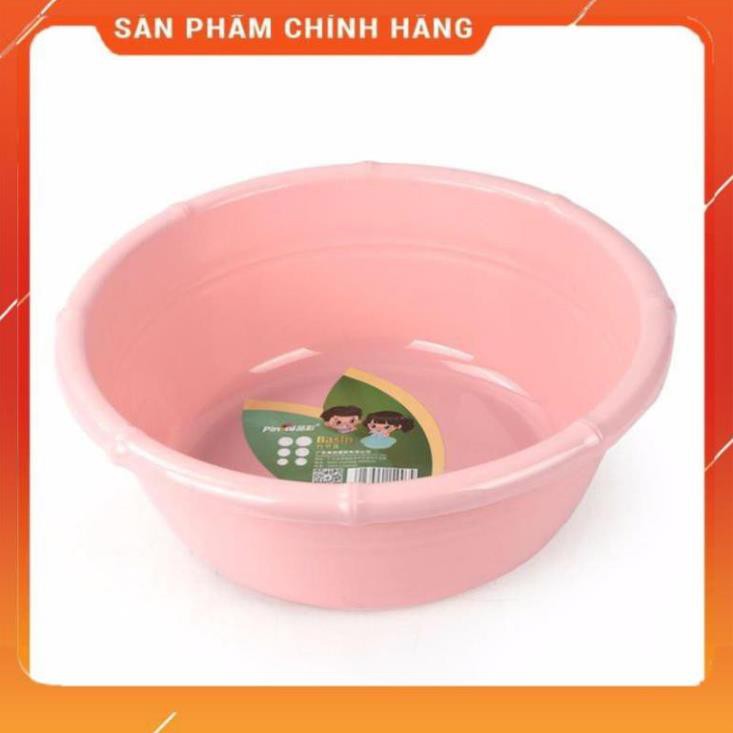 CHÍNH HÃNG -  Chậu nhựa tròn đốt trúc đa năng,thau nhựa tròn trơn đốt trúc đủ size,đủ màu