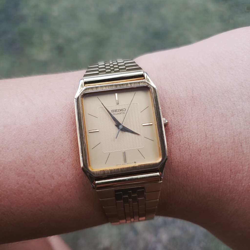 Đồng hồ Nam 2nd SEIKO tank FULL BOX.