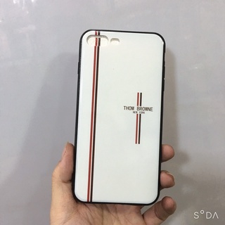 Ốp lưng Thom Browne lưng bóng viền dẻo iPhone 6.6s/ 6Plus.6sPlus/ 7Plus, 8Plus