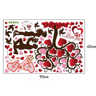 Decal Dán Tường Cây Hạnh Phúc