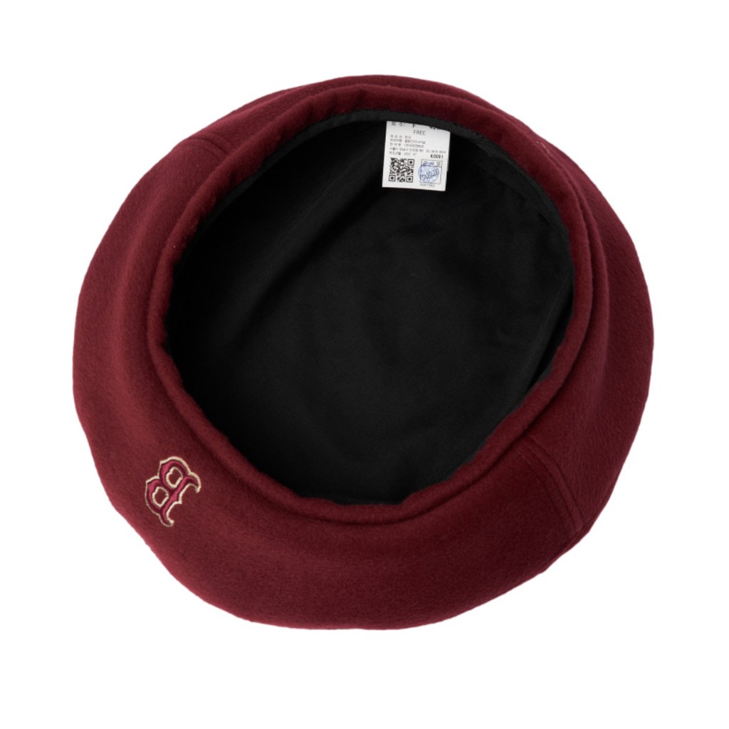 Mũ nồi MLB beret màu đỏ rượu