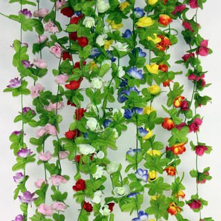 Hoa Lá Giả Treo Tường Trang Trí Tiệc Cưới Trên kho JY