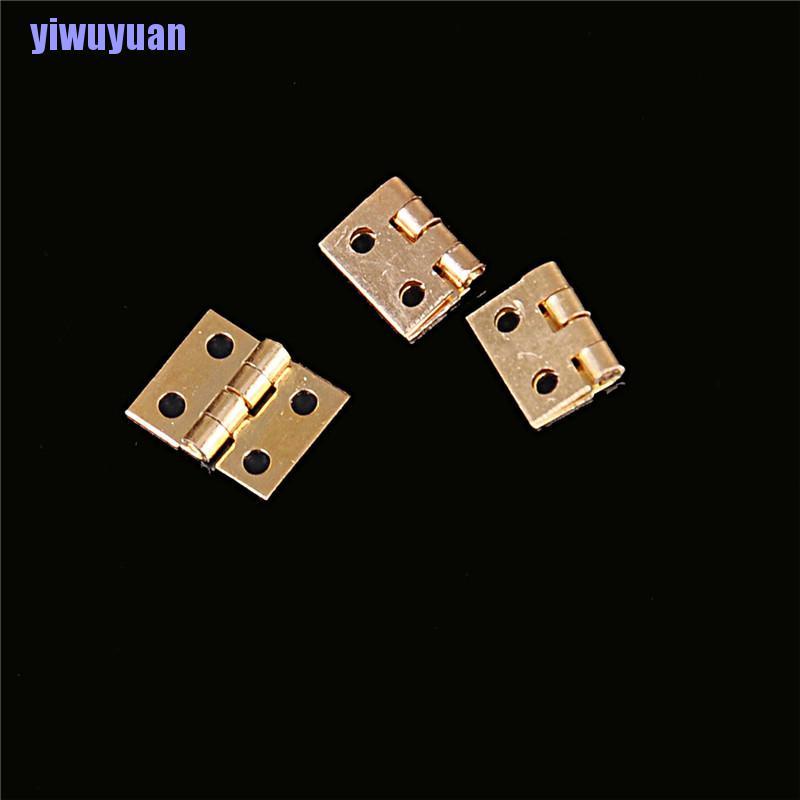 Bộ 20 bản lề nhỏ bằng đồng dùng trang trí