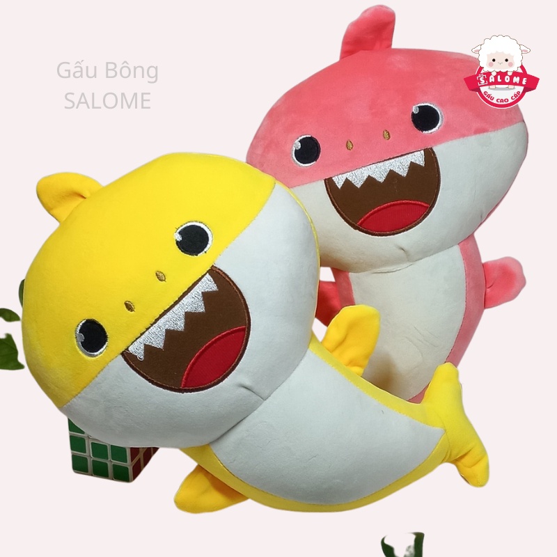 Gấu Bông Cá Mập Baby Shark Cute SALOME, Thú Nhồi Bông Cho Bé