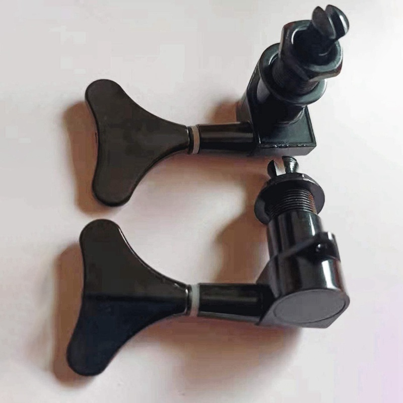 Bộ 2 Chốt Chỉnh Dây Đàn 2R2L Chính Xác Cho Đàn Bass / Jazz Bass Màu Đen