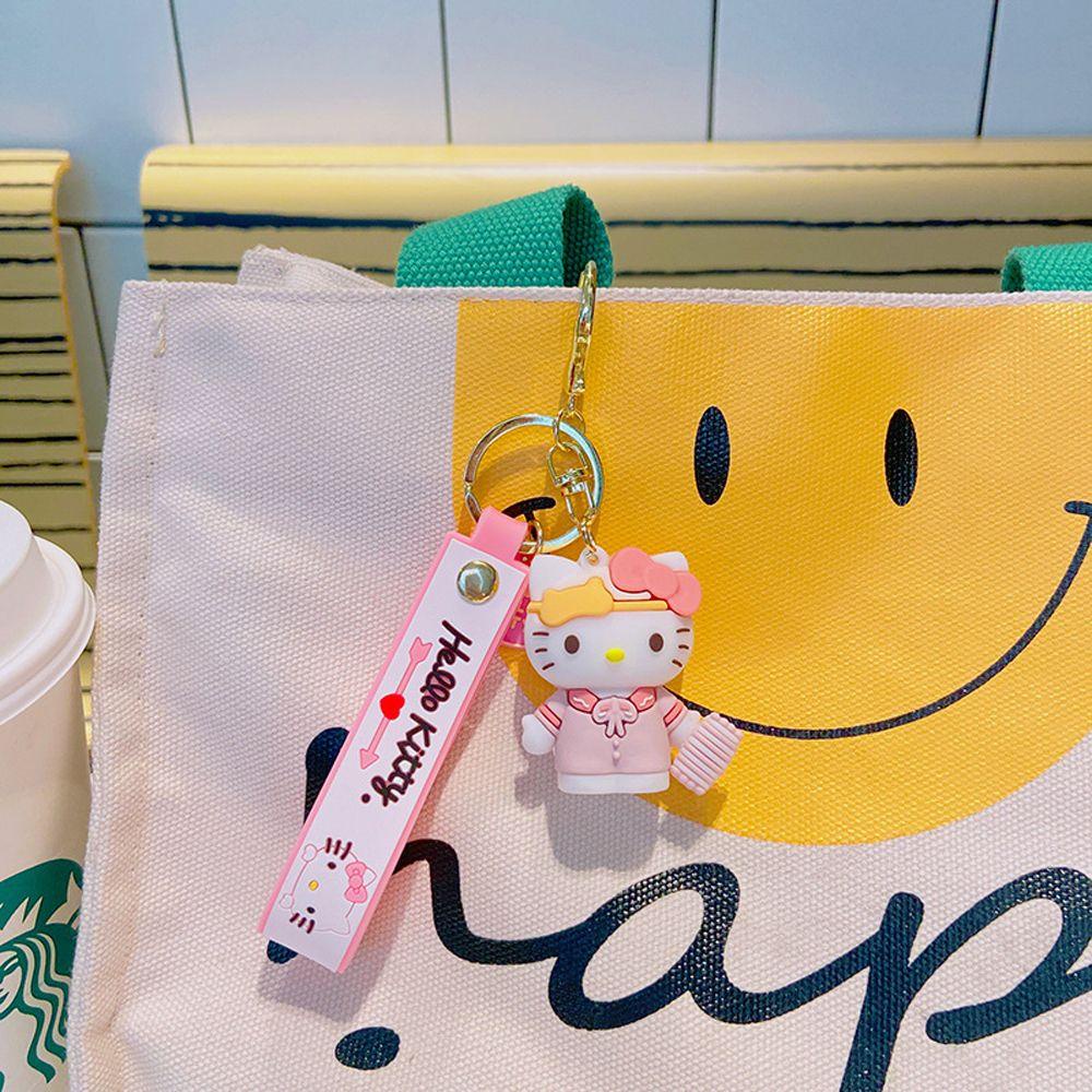 LANFY Móc Khóa Hình Mèo Hello Kitty Dễ Thương Thời Trang