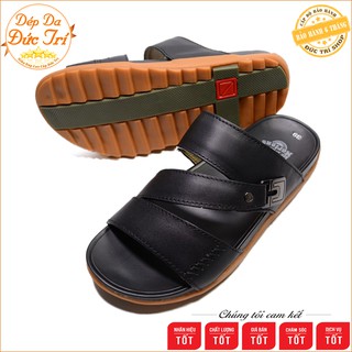Dép Nam Quai Ngang Da Bò Thời Trang Cao Cấp B16