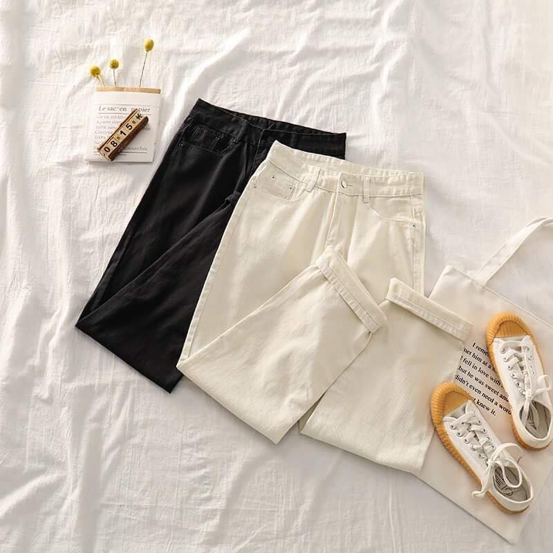 Quần bò nữ mẫu ngẫu nhiên  phong cách Hàn Quốc