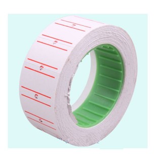 Cuộn giấy dán giá tiền - giấy bấm giá màu trắng