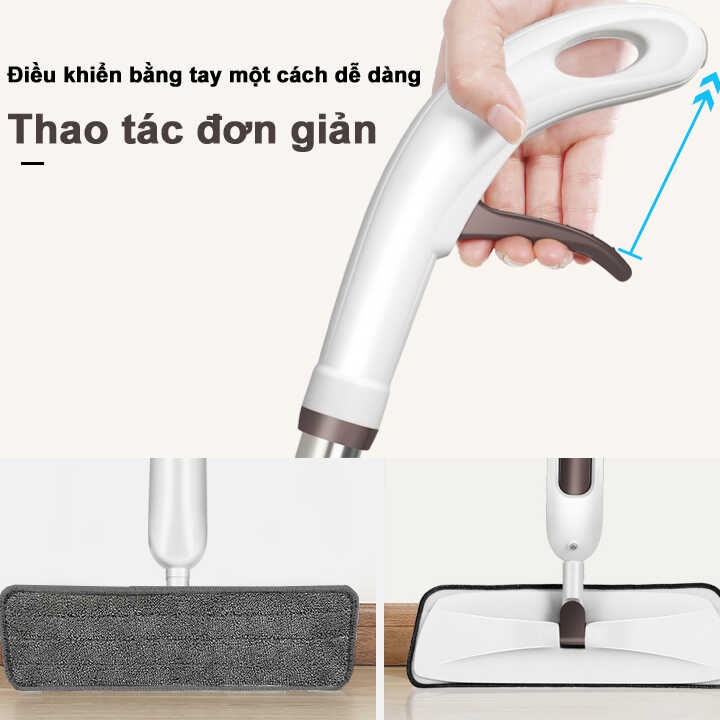 Cây lau nhà phun sương, Chổi Lau Nhà Phun Sương Có bình xịt thông minh SPRAYMOP lau mọi ngóc ngách HỘP ĐEN | BigBuy360 - bigbuy360.vn