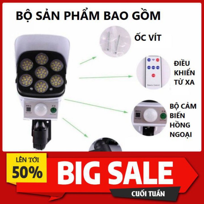 Đèn Cảm Biến Năng Lượng Mặt Trời Chống Nước Đèn Led Giả Camera Chống Trộm Tiết Kiểm Điện Cảm Ứng Xa 5m - Bh 1 Đổi 1 | BigBuy360 - bigbuy360.vn