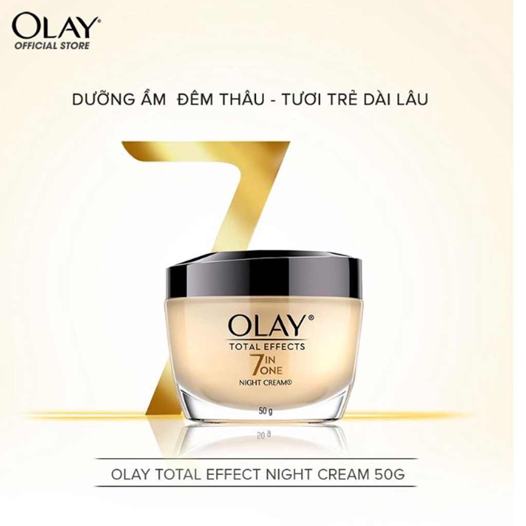 Kem Dưỡng Ban Đêm Olay Total Effects Ngừa Lão Hóa Total Effects 7 in One Night Cream 50g