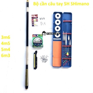 🐳 bộ cần câu tay 5h shimano vàng 🐳 top1vn 🐳