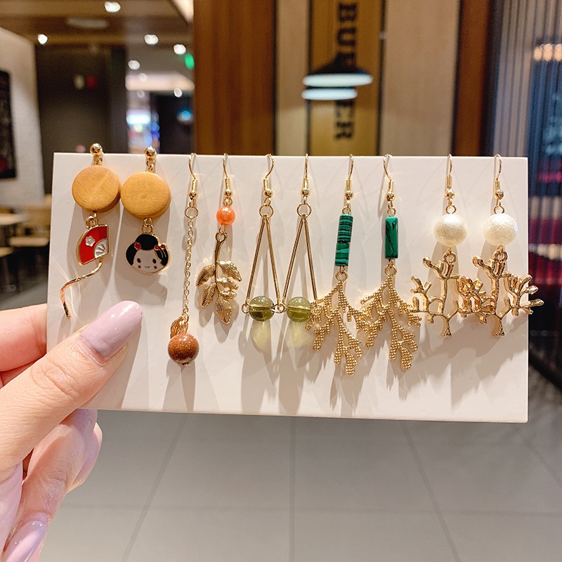 Bông tai dáng dài thiết kế mới thời trang theo phong cách Hàn Quốc 2020