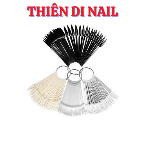 Móng que tập sơn mẫu set 50 móng dành cho học viên Thiên Di Nail