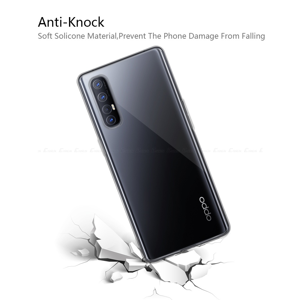 Ốp Điện Thoại Silicon Trong Suốt Cho OPPO Find X5 X3 X2 RX17 R17 R15 F21 F21s F19 F17 Pro Plus Lite Neo R15x F15
