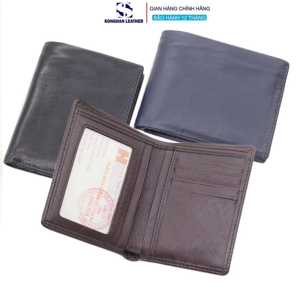 Ví Nam Da Bò NAPPA Cao Cấp Dáng Đứng-Ngang Songhan Leather WL05– Thời Trang Hiện Đại.BH 12Tháng