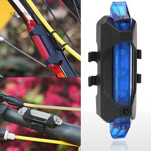Đèn Báo Hiệu Gắn Đuôi Xe Đạp 5 Bóng Led Có Cổng Sạc Usb
