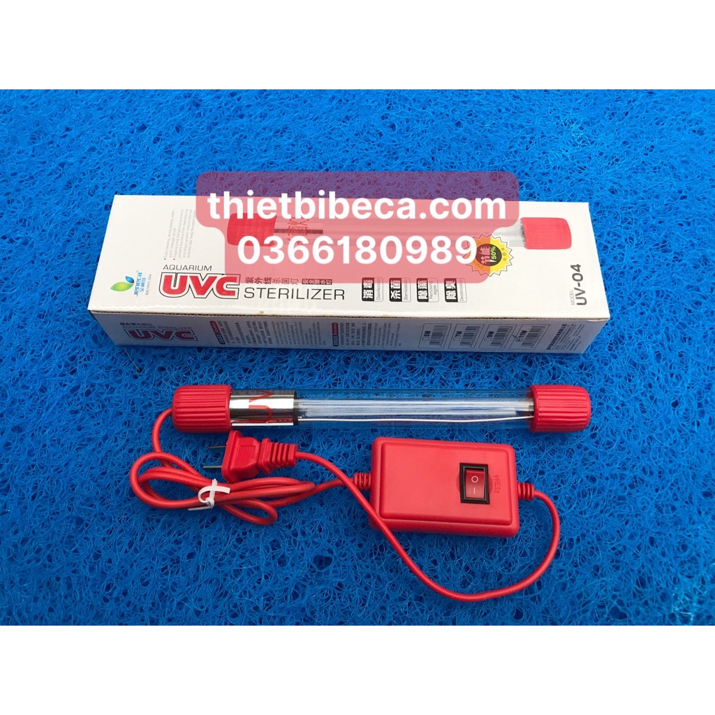 Đèn UV Jenenca 7W - 9W - 11W Diệt Khuẩn, Tảo Trong Bể Cá Giúp Nước Trong Hơn