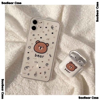 Ốp Lưng Iphone Gấu Brown cute iphone 15prm,15plus,15pro,15,14 promax,13pro,13,12promax,12pro/12, 11promax, 11pro, 11, Xr