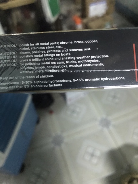 Kem đánh bóng kim loại metal polish tuýp 75ml chính hãng Đức