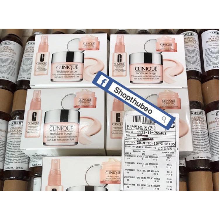 Bộ chăm sóc da set 3 món Clinique