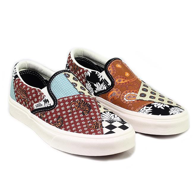 Giày sneakers Vans UA Classic Slip-On Tiger Patchwork VN0A4U381IO