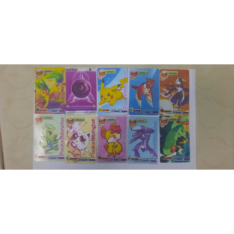 Combo 10 lá Pokemon tuổi thơ . Giá học sinh