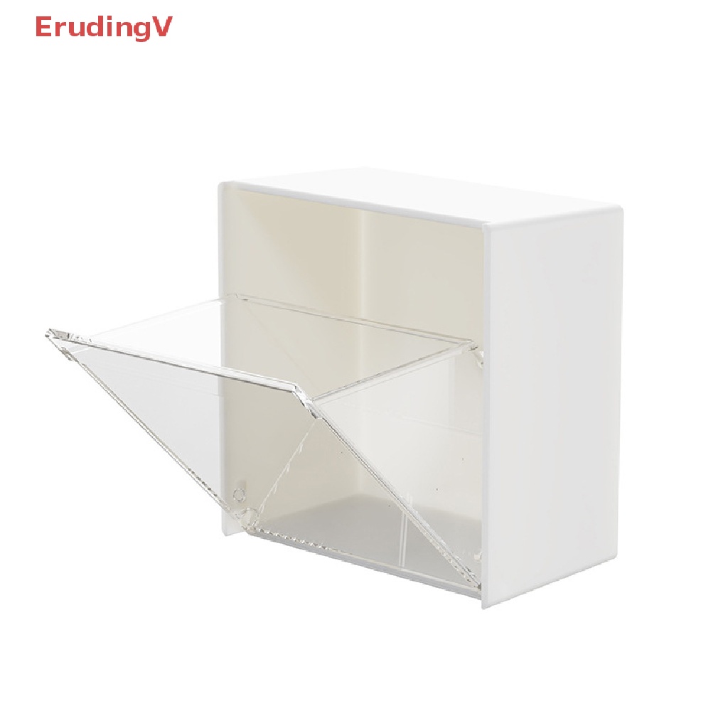 Hộp Đựng Bông Tẩy Trang Gắn Tường Bằng Nhựa Tiện Lợi