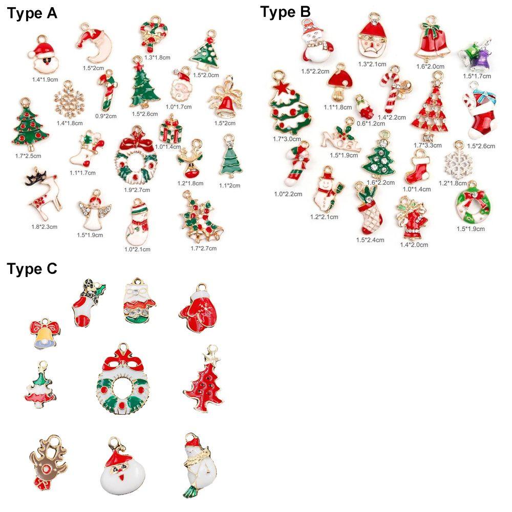 LEILY Set 10 / 19 Mặt Dây Chuyền Phong Cách Giáng Sinh Thời Trang