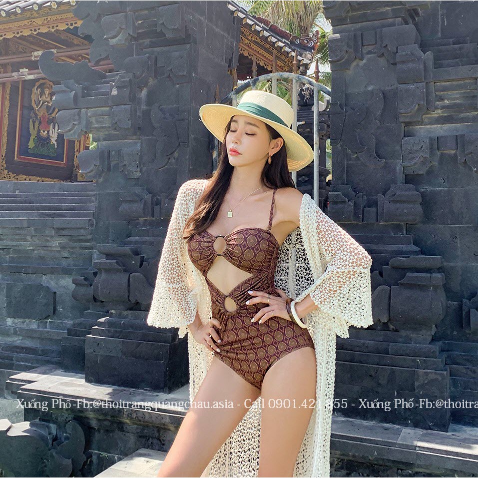 Áo Khoác Ren Lưới Đi Biển,  Áo khoác ngoài bikini #KR05