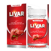 Viên uống Giải độc gan LIVAR chai 100viên - MÁT GAN - GIẢI ĐỘC, HẠ MEN GAN - BẢO VỆ GAN KHỎI TÁC HẠI CỦA RƯỢU BIA
