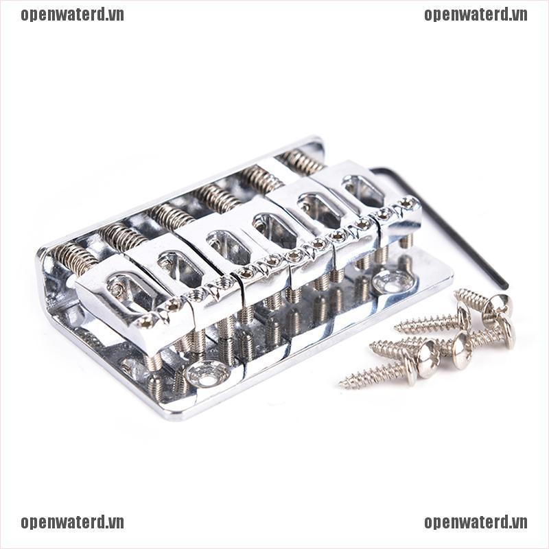 Ngựa đàn guitar điện 65mm kèm 6 vít cố định