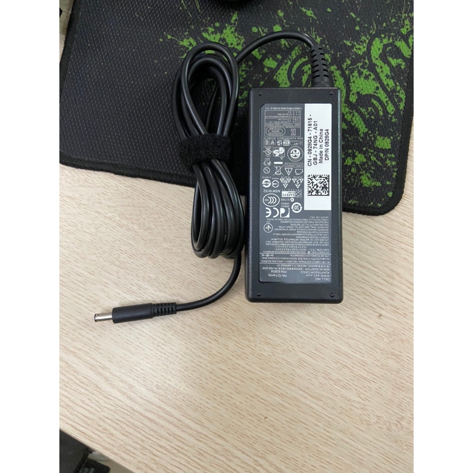 Sạc Dell chân kim nhỏ zin bóc máy kèm dây nguồn(dành cho các mã dell đời cao)