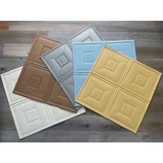 xốp dán tường giả da khổ lớn 70x70cm dày đẹp loại 1