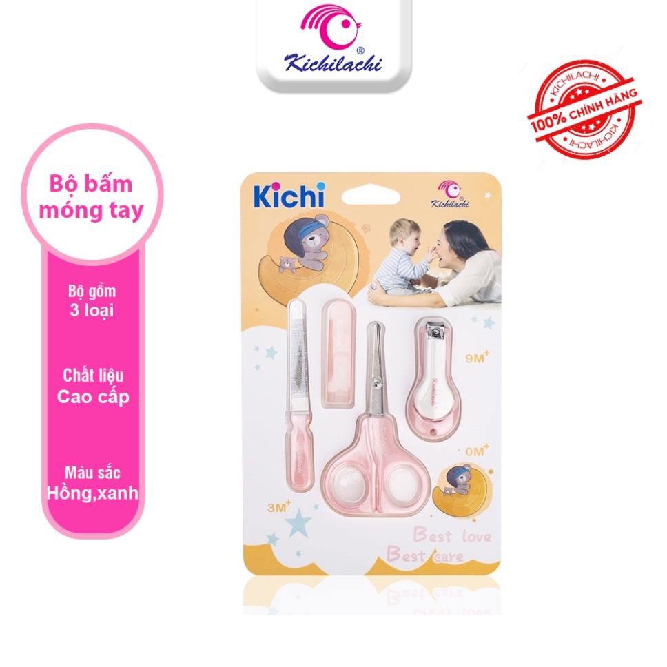 Bộ cắt móng tay trẻ em Kichlachi cao cấp dùng được cho bé sơ sinh hàng chính hãng