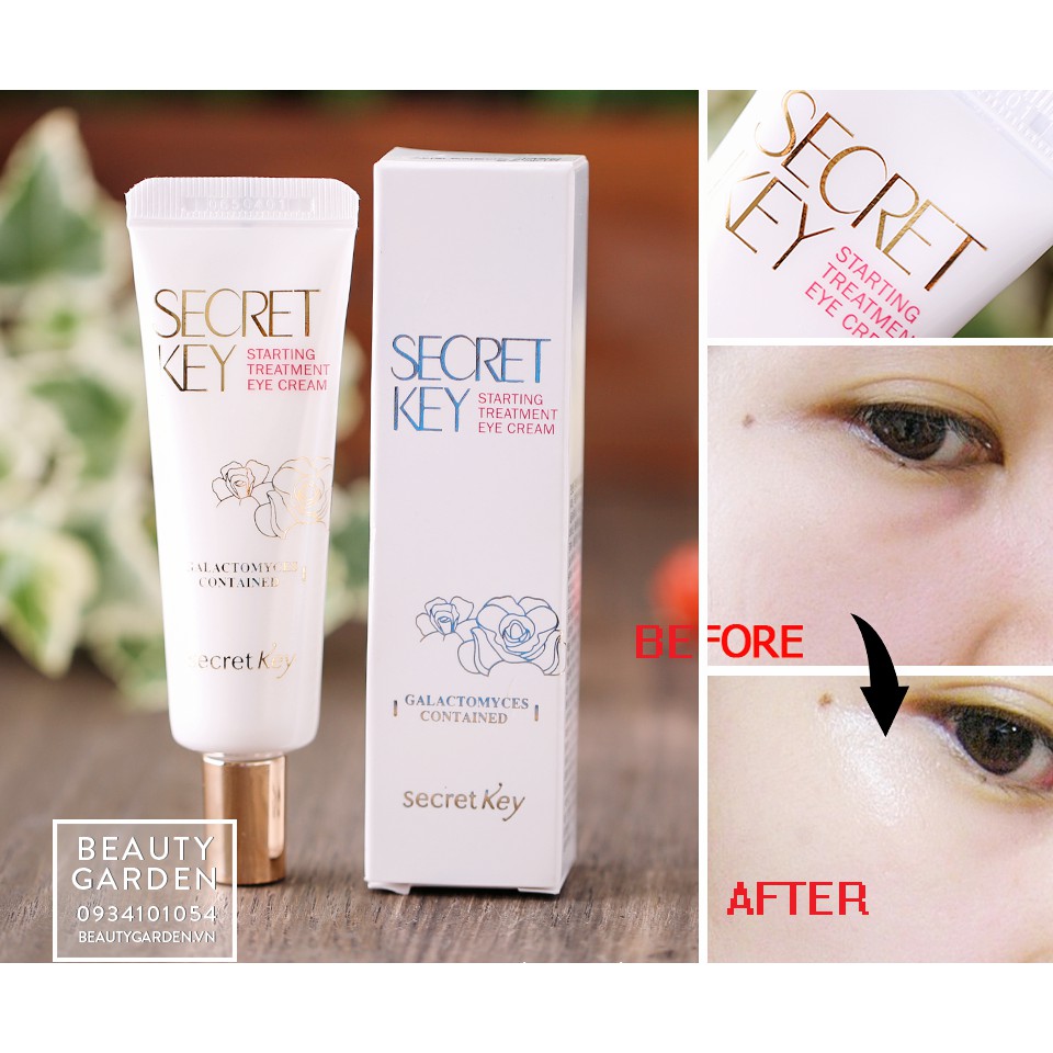 KEM CHỐNG NHĂN VÀ CHỐNG THÂM MẮT SECRET KEY STARTING TREATMENT EYE CREAM