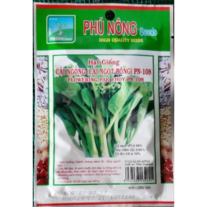 Hạt Giống Cải Ngồng (Cải Ngọt Bông) PN-108 Phú Nông (20g / Gói)