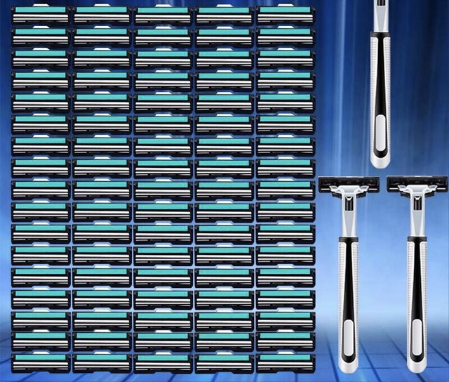 COMBO siêu rẻ 2 bàn cạo + 60 lưỡi kép