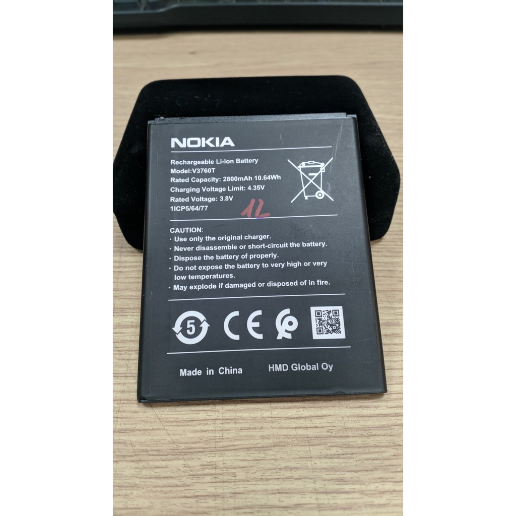 Pin Nokia C2 V3760T - 2800mAh Original Battery kích thước 416380
