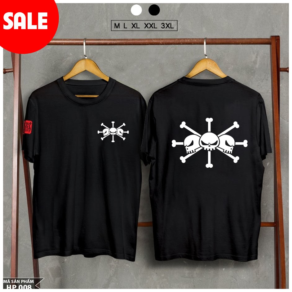 🔥HOT🔥 Áo thun băng râu đen đẹp giá siêu rẻ - mẫu áo One Piece mới