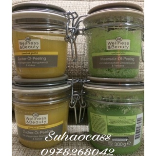 Muối tắm Wellness& beauty Sea Salt Oil Peeling Body