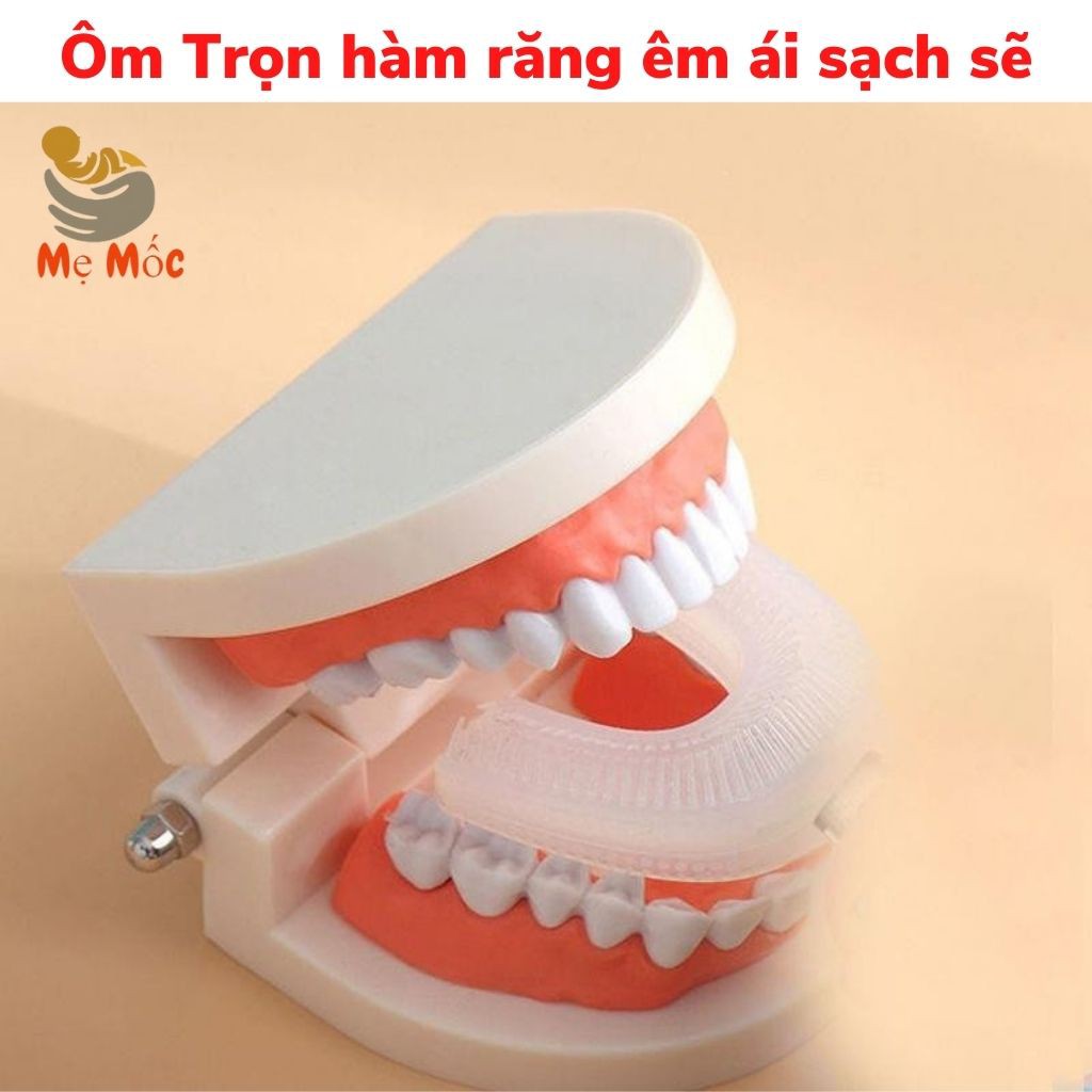 Bàn Chải Đánh Răng Cho Bé Loại Xịn bàn chải đánh răng Trẻ Em Chữ U - Silicon Siêu Mềm Cho Bé Từ 1,5 Tuổi - Alokids TB