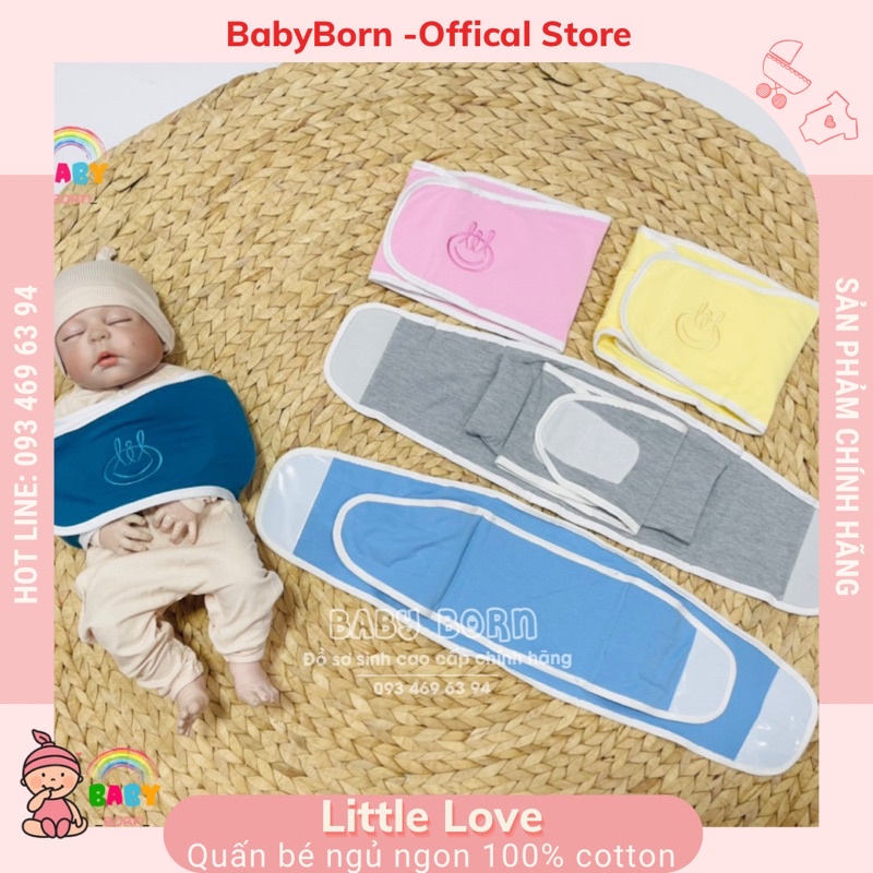 Lil - Quấn ngủ ngon 100% cotton thoáng khí, giúp bé ngủ ngon, không giật mình