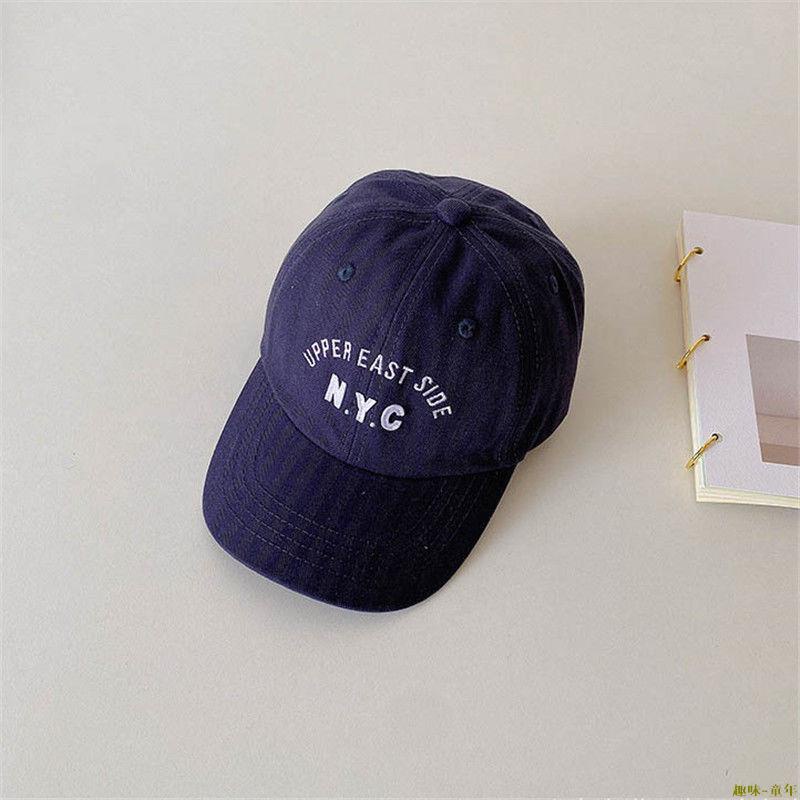 Nón Lưỡi Trai Thêu Chữ NYC Phong Cách Hàn Quốc Mới Cho Bé